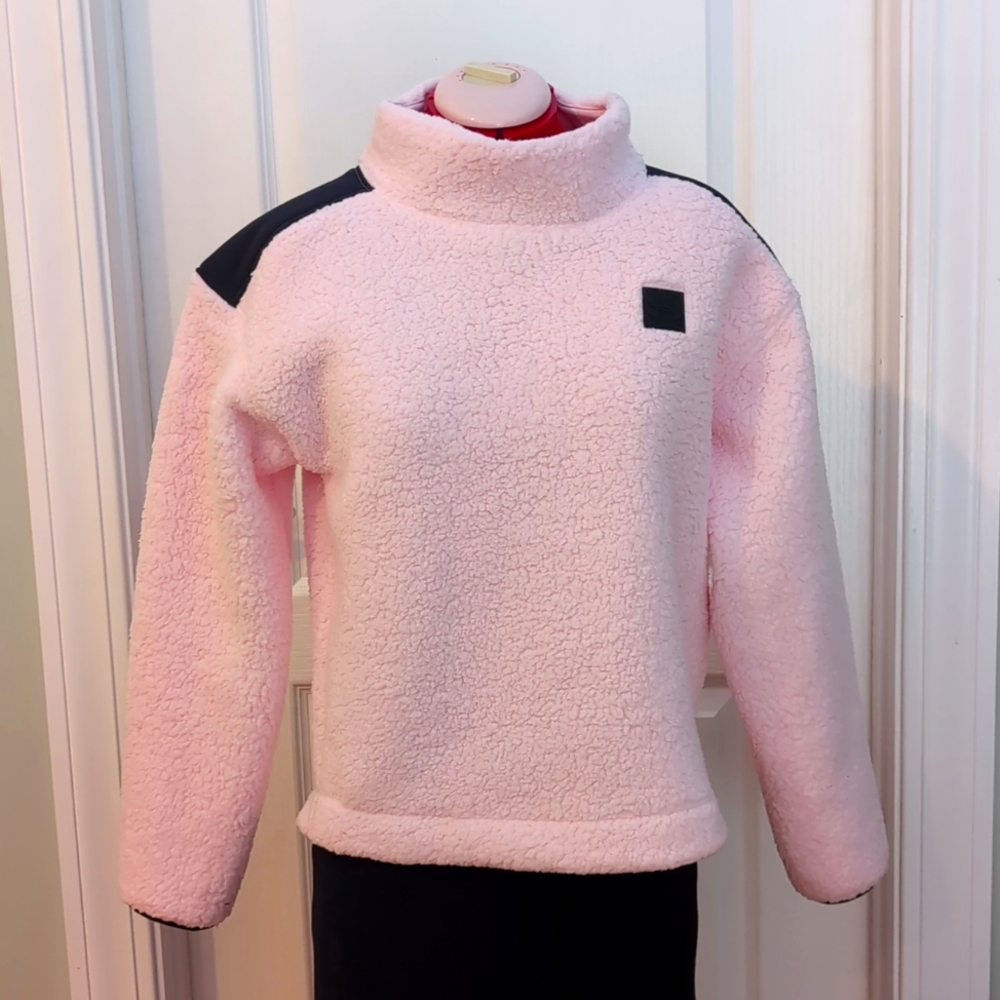 NWT Under Armour Women's Pink Pullover Sherpa Fleece, sz S